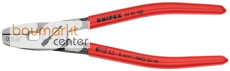 KNIPEX 97 81 180 Crimpzange f�r Aderendh�lsen mit Fronteinf�hrung mit Kunststoff �berzogen 180 mm
