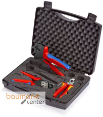 KNIPEX 97 91 03 Werkzeugkoffer f�r Photovoltaik 1 x 12 12 12, 1 x 95 16 165, 1 x 97 43 200 A