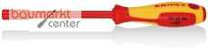 KNIPEX 98 03 06 Steckschl�ssel mit Schraubendreher-Griff isoliert mit Mehrkomponenten-H�llen, VDE-gepr�ft br�niert 232 mm
