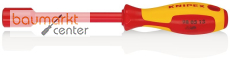 KNIPEX 98 03 13 Steckschl�ssel mit Schraubendreher-Griff isoliert mit Mehrkomponenten-H�llen, VDE-gepr�ft br�niert 237 mm
