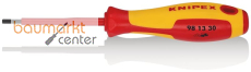 KNIPEX 98 13 30 Schraubendreher für Innensechskantschrauben isoliert mit Mehrkomponenten-Hüllen, VDE-geprüft brüniert 182 mm KNIPEX 98 13 30 Schraubendreher für Innensechskantschrauben isoliert mit Mehrkomponenten-Hüllen, VDE-geprüft brüniert 182 mm