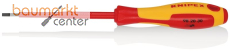 KNIPEX 98 20 30 Schraubendreher für Schlitzschrauben isolierender Mehrkomponenten-Griff, VDE-geprüft brüniert 202 mm KNIPEX 98 20 30 Schraubendreher für Schlitzschrauben isolierender Mehrkomponenten-Griff, VDE-geprüft brüniert 202 mm