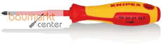 KNIPEX 98 24 01 SLS Schraubendreher (Slim) PlusMinus Phillips� isolierender Mehrkomponenten-Griff, VDE-gepr�ft br�niert 187 mm