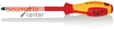 KNIPEX 98 25 03 Schraubendreher f�r Kreuzschlitzschrauben Pozidriv� isolierender Mehrkomponenten-Griff, VDE-gepr�ft br�niert 270 mm
