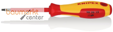 KNIPEX 98 26 15 Schraubendreher f�r Torx�-Schrauben isolierender Mehrkomponenten-Griff, VDE-gepr�ft br�niert 185 mm