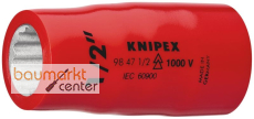 KNIPEX 98 47 9/16" Steckschlüsseleinsatz (Doppel-Sechskant) mit Innenvierkant 1/2" 55 mm KNIPEX 98 47 9/16" Steckschlüsseleinsatz (Doppel-Sechskant) mit Innenvierkant 1/2" 55 mm