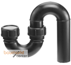 Aliaxis PE-Abflu�, Siphon senkrecht d 63/50