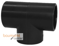 Aliaxis �-T-St�ck 90Gr. PVC-U TIFV d 90 x 3" PN16 Klebmuffe/Gewindeanschluss