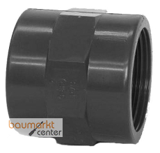 Aliaxis �berg.muffe PVC-U MIFV d 63 x 2" PN16 Klebmuffe/Gewindeanschluss