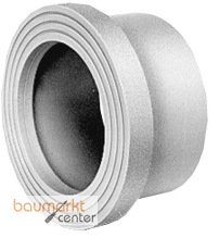 Aliaxis Bundbuchse ABS QRA gerillt 63mm Klebmuffe QRA