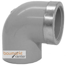 Aliaxis �berg-Winkel PVC-C 90 Gr.d32xR1 Metallring Klebemuffe Gew.anschluss GIMC