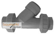 Aliaxis Schraegsitz-Rueckschlagventil m.Innen- gewinde VRUFM/FKM R 1 1/2 Zoll