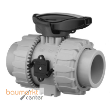 Aliaxis 2-Wege Kugelhahn VK Dual Block aus PP-H mit Schwei�muffen VKDIM-SHX/EPDM d 16