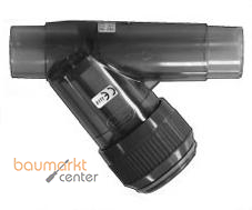 Aliaxis Schmutzfänger transp. PVC-U d20 EPDM Klebstutzen RVDT-EPDM Aliaxis Schmutzfänger transp. PVC-U d20 EPDM Klebstutzen RVDT-EPDM