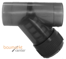 Aliaxis PVC-U Schmutzfänger transp. R2 1/2 FKM Gewindemuffe RVFT-FKM Aliaxis PVC-U Schmutzfänger transp. R2 1/2 FKM Gewindemuffe RVFT-FKM