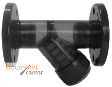 Aliaxis Schmutzf�nger PVC-U transp.d75 EPDM Losflansch RVOT-EPDM