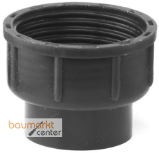 Aliaxis Schraubb�rdel f.PE Abfluss d 50 mit Mutter