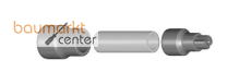 Aliaxis Spindelverl�ngerungskit PVC-U VKD/TKD d50 o.Rohr PSKD