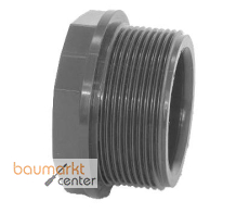 Aliaxis Redukt. kurz PVC-U DFV R 3/4" x 1/2" PN16 Gewindestutzen/-muffe