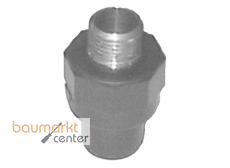 Aliaxis Ü-Muffennippel PVC-U MIROV d50x 1 1/2“ PN16 auf Messing, AG Aliaxis Ü-Muffennippel PVC-U MIROV d50x 1 1/2“ PN16 auf Messing, AG