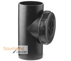 Aliaxis Putzst�ck f.PE Abfl.d 125/110 88,5 Grad schwarz