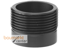 Aliaxis Gewindestutzen f.PE Abfluss d 40 kurz