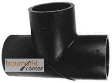 Aliaxis T-St�cke 90 Gr., PE 100, SDR 33, ge- schwei�t aus Rohr, TWBE-90 de 560