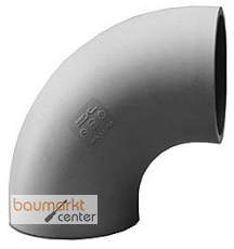 Aliaxis Bogen PP 250mm 90 Grad SDR 17 kurz formgespritzt zum Stumpfschweissen