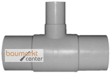 Aliaxis T-Stueck PP 180 x 90mm 90Gr.SDR 11 lang red.formgespritzt zum Stumpfschweissen