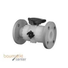 Aliaxis 2-Wege-Kugelhahn PVDF m.Fest- flansch VKDOF/FKM d 40