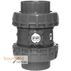 Aliaxis Federr�ckschlagventil PVC-U d75 EPDM Klebmuffe SSE-Easyfit SSEIV-EPDM
