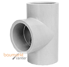 Aliaxis T-Stueck ABS TIA 250mm 90 Grad mit Klebemuffe