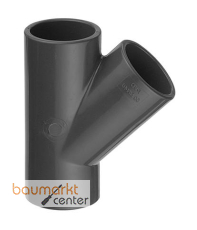 Aliaxis T-St�ck PVC-U 45 Gr., d 63, TY1