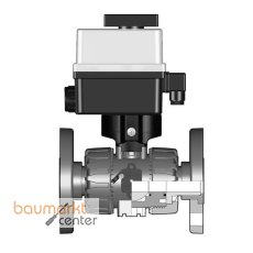 Aliaxis 2/2-Wege-Kugelhahn PVC-U VKD d63 PN10 24V VKDOV/CE-EPDM