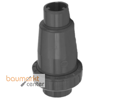 Aliaxis Fussventil PVC-U VZIV 32mm mit Klebeanschluss u.EPM-Dichtung