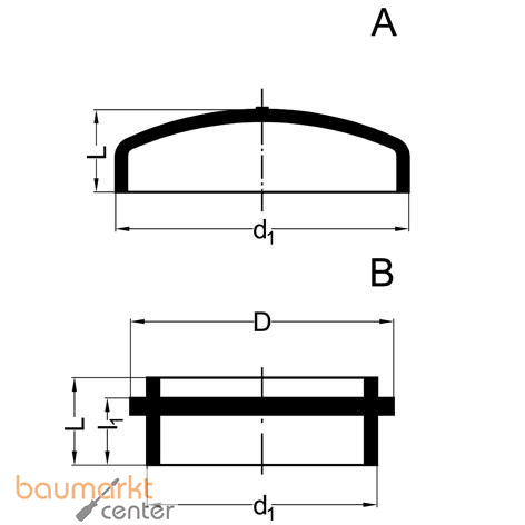 Aliaxis Endkappe kurz PE-Abfluss d 160