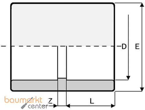 Aliaxis Muffe, PVC-U d 16, MA1 Auslaufartkel
