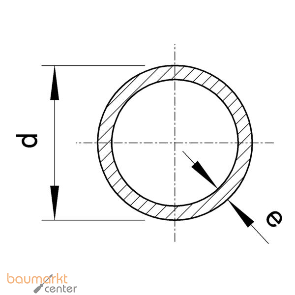 Aliaxis Rohr ABS m.glat.Enden PN 8 d 315 x 20,8 L=5m