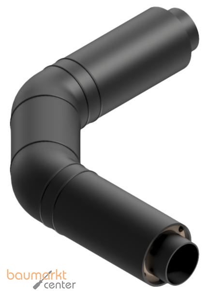 Aliaxis Umlenkung 2x45 Gr. waagerecht Doppelrohr d 315 x 200