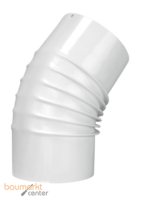 Bertrams ALU-Pu Bogen, gerippt, 45 Grad, d:110