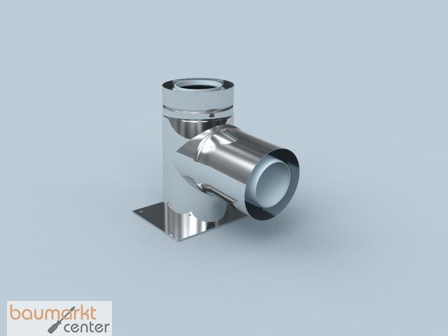 Bertrams Polyline LAS T-St�ck 87Grad m. Zuluft