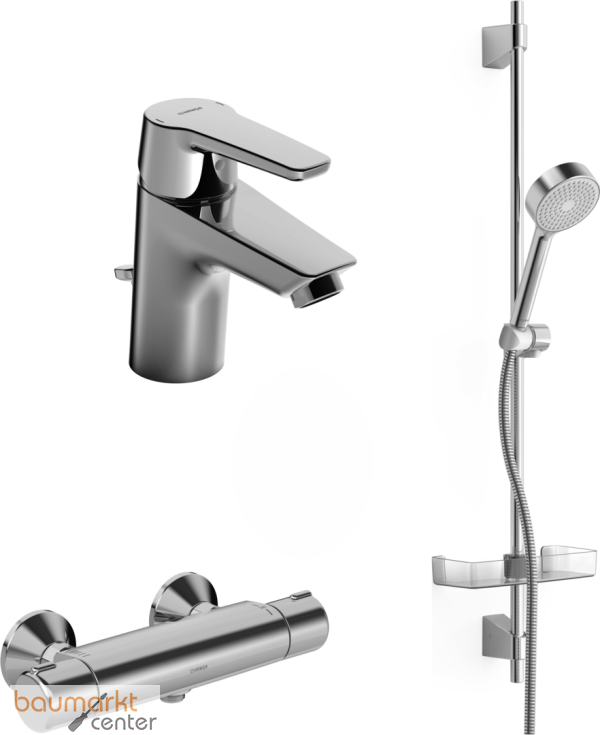 Hansa Badezimmer Armaturen Paket HANSAPOLO