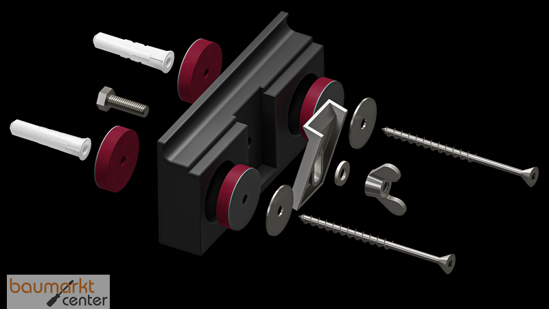 KA Wannenanker flacher Rand Mod. 5010,