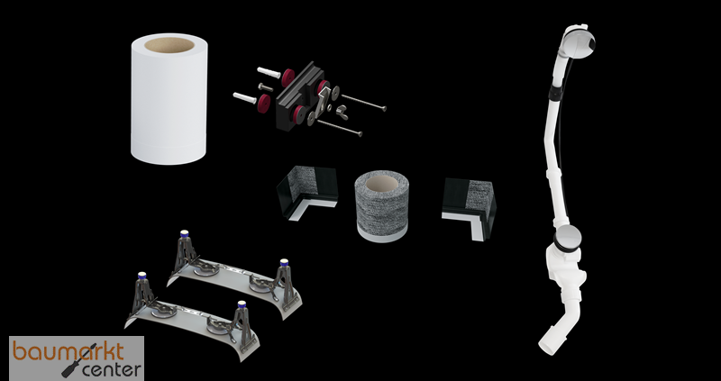 KA BIS Installationsset flacher Rand