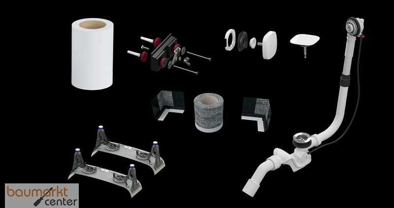 KA BIS Installationsset flacher Rand