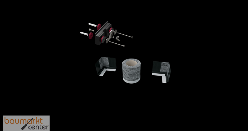 KA WIS Installationsset flacher Rand