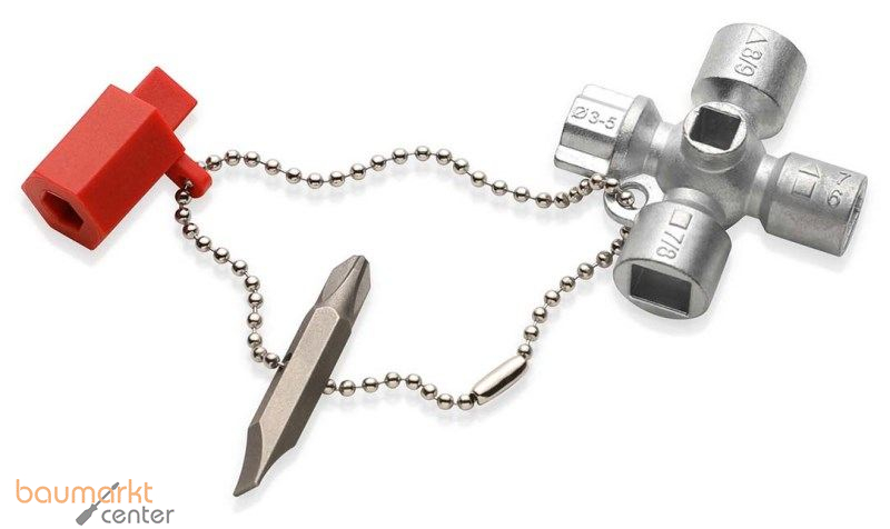 KNIPEX 00 11 02 Schaltschrankschl�ssel der Standard Schaltschrankschl�ssel 44 mm