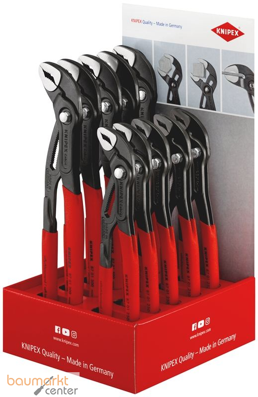 KNIPEX 00 18 01 V14 Thekendisplay 5 x 87 01 250, 5 x 87 01 300 200 mm