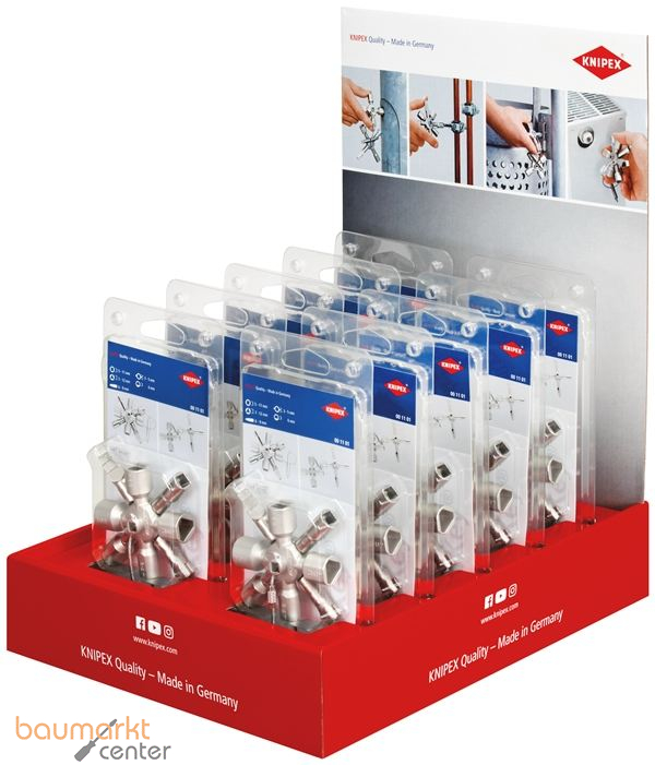 KNIPEX 00 18 01 V28 Thekendisplay 10-teilig 305 mm