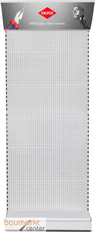 KNIPEX 00 19 30 Lochplattenwand mit Leuchte 1000 mm 500 mm